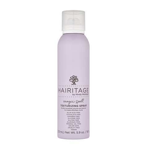Turn Fine Hair into Full, Textured Tresses with Hairitage Magic Spell Texturizing Spray